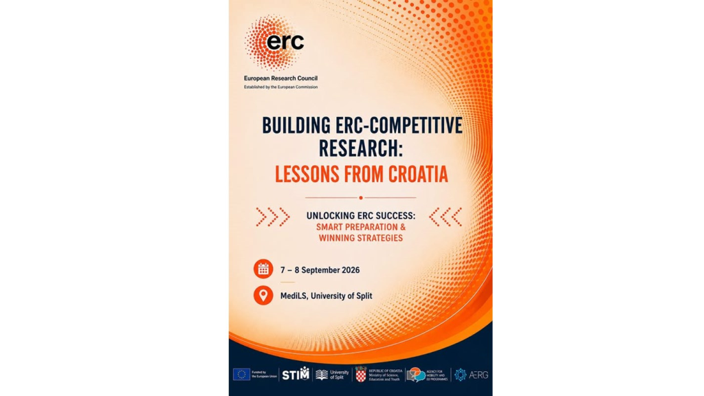 Otvorene prijave za radionicu „Building ERC-Competitive Research: Lessons from Croatia”